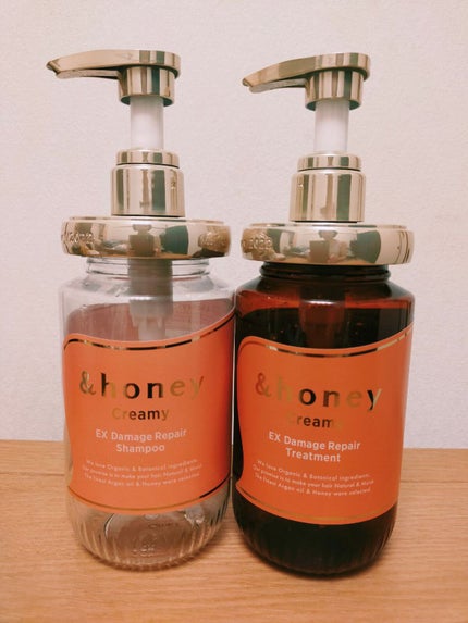 Creamy EXダメージリペアシャンプー1.0/ヘアトリートメント2.0/&honey/市販シャンプーを使ったクチコミ(1枚目)