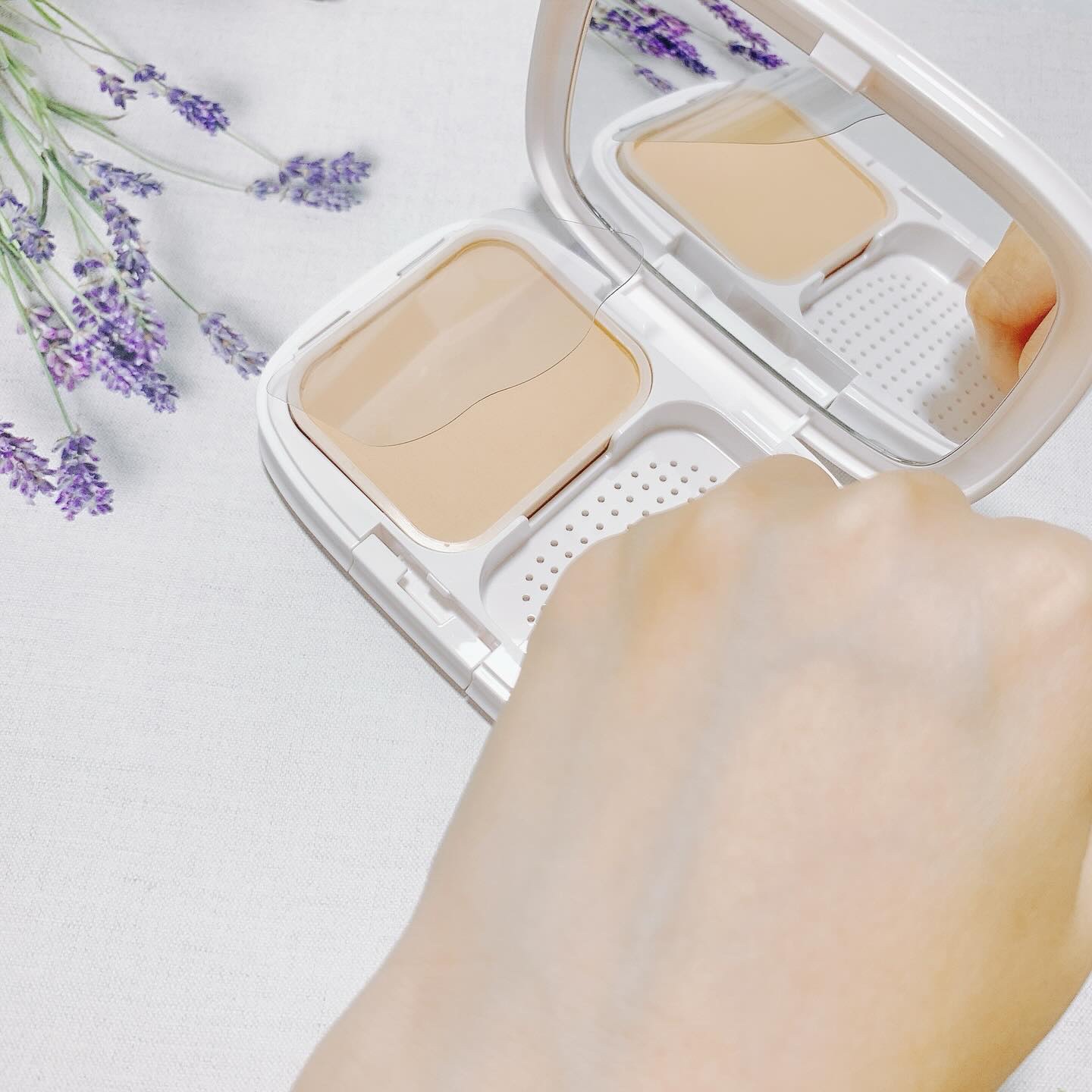 パウダーファンデーション/media luxe/パウダーファンデーションを使ったクチコミ（3枚目）