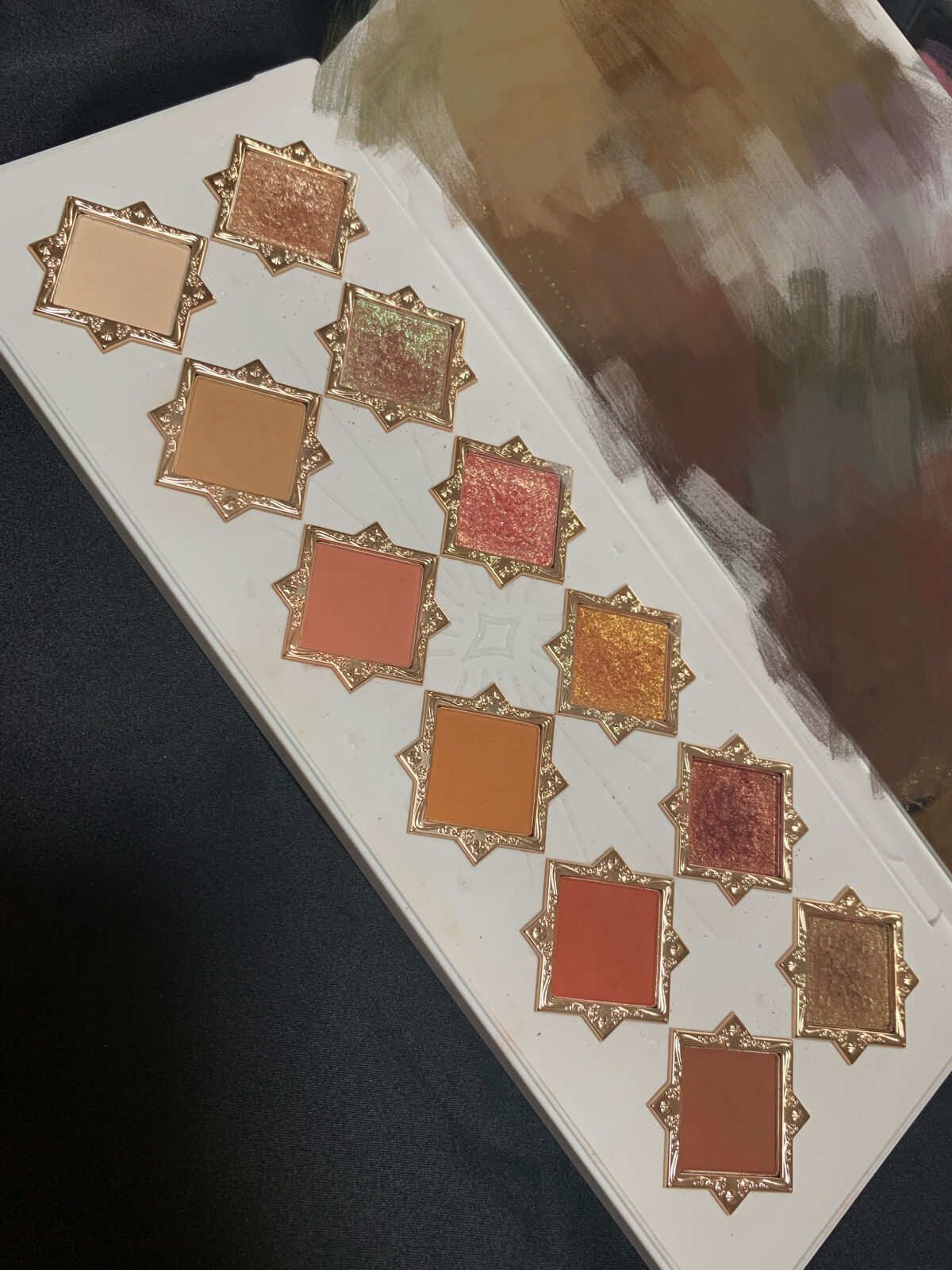 リトルエンジェル12色アイシャドウパレット/FlowerKnows/アイシャドウパレットを使ったクチコミ（2枚目）