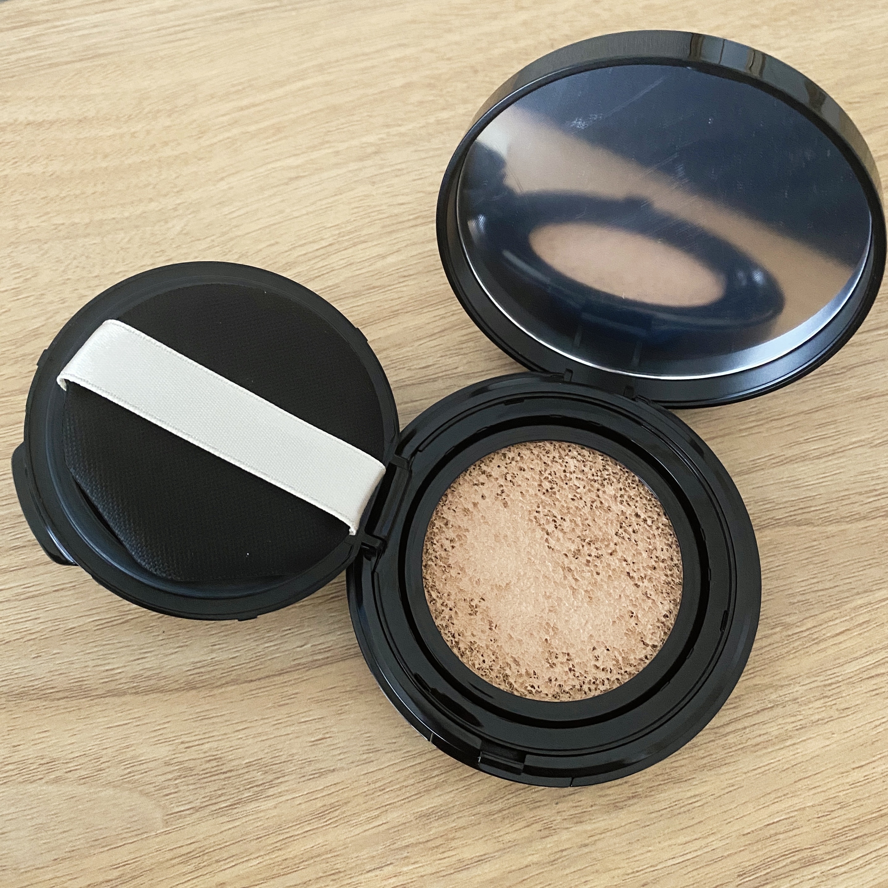 ドラマティックエッセンスクッション グロウ/マキアージュ/クッションファンデーションを使ったクチコミ（2枚目）