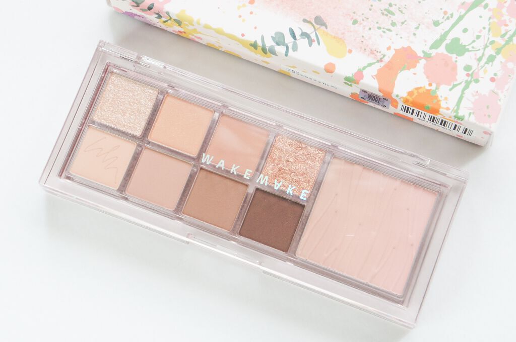 ミックスブラーリングアイパレット/wakemake/マルチパレットを使ったクチコミ(6枚目)