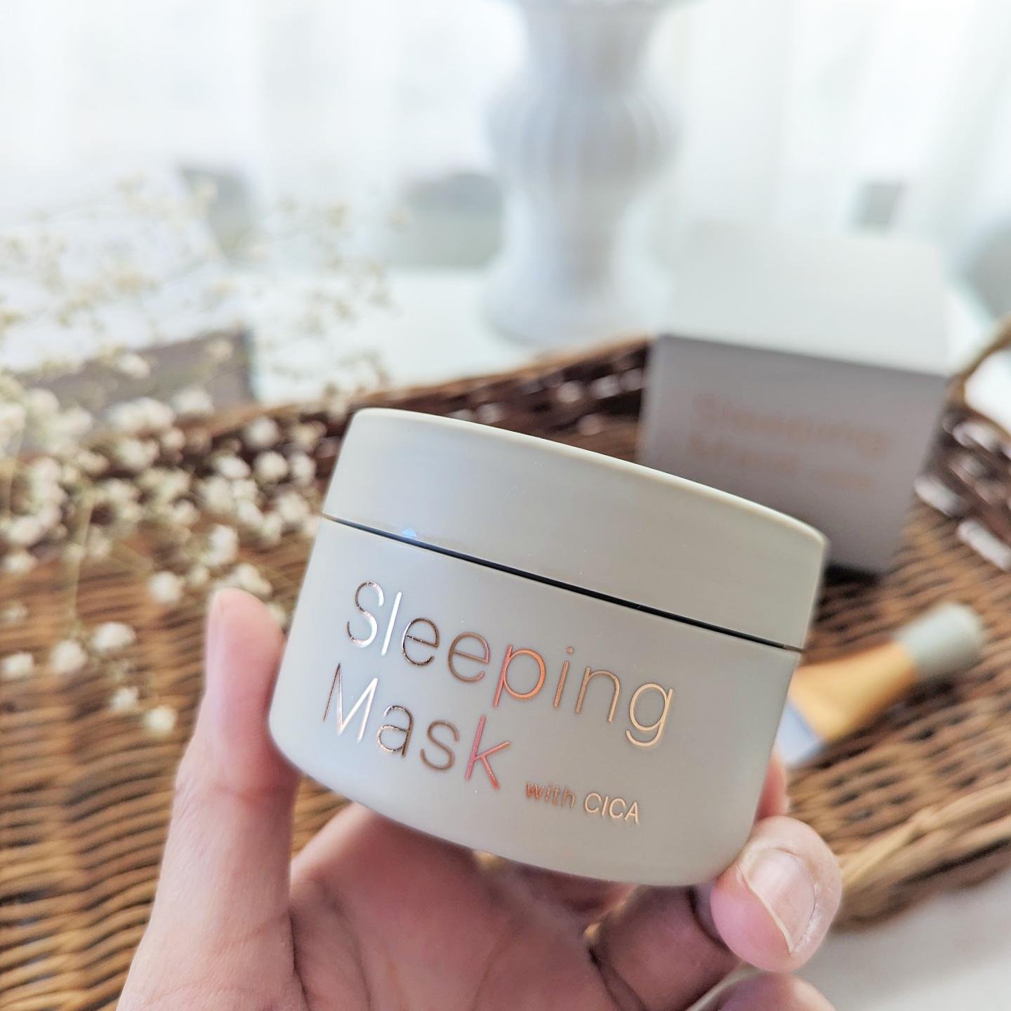 スリーピングマスク with CICA/b.glen/フェイスクリームを使ったクチコミ（3枚目）