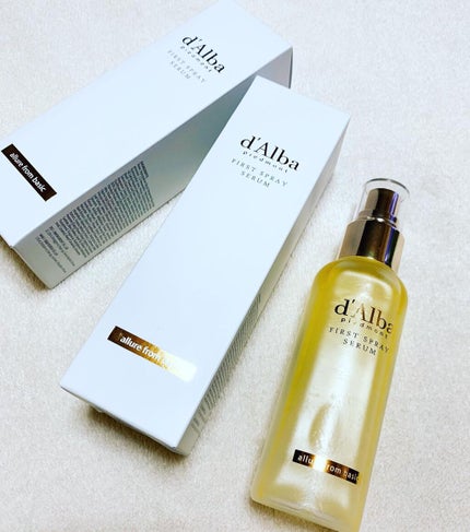ダルバ ホワイトトリュフファーストスプレーセラム/ダルバ/ミスト状化粧水を使ったクチコミ(5枚目)
