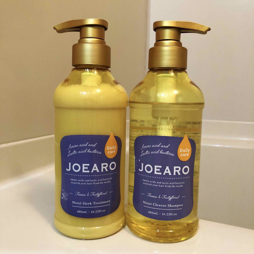 モイストクレンズシャンプー／モイストスリークトリートメント/JOEARO/市販シャンプーを使ったクチコミ（1枚目）