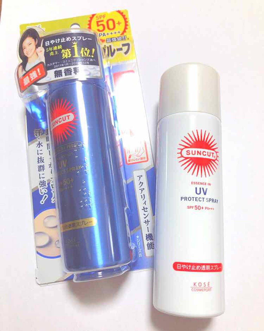 日やけ止め透明スプレー 無香料/サンカット®/日焼け止めミスト・スプレーを使ったクチコミ(1枚目)