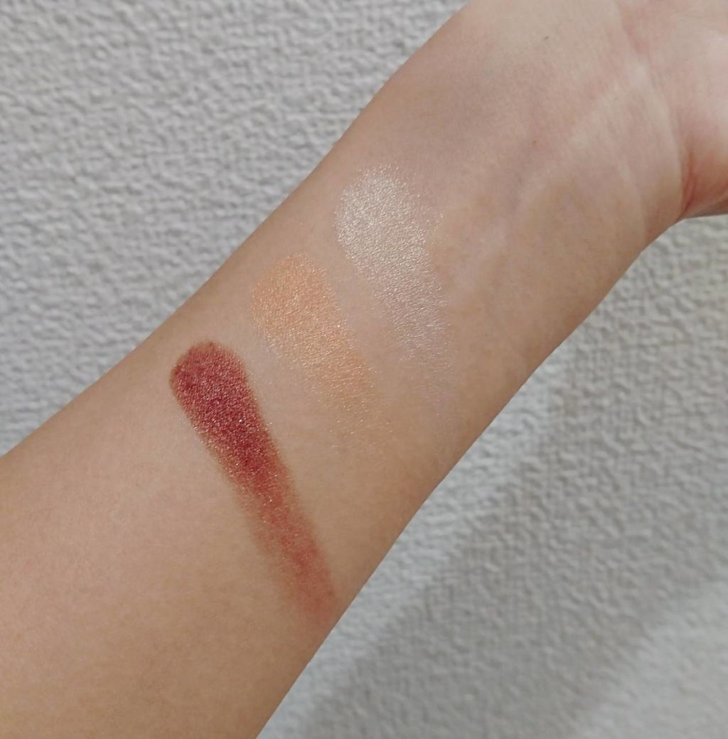 トーンアップアイシャドウ/CEZANNE/アイシャドウパレットを使ったクチコミ(3枚目)