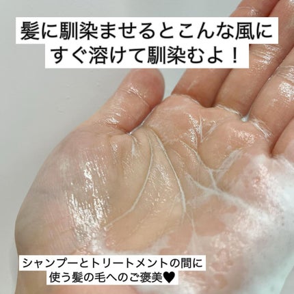 ホイップクリームリペアブースター GREEN MintKiwi/88 by MEDULLA/洗い流すヘアトリートメントを使ったクチコミ(3枚目)