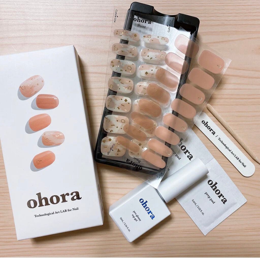 セミキュアジェルネイル(ハンド)/ohora/ネイルシールを使ったクチコミ(3枚目)