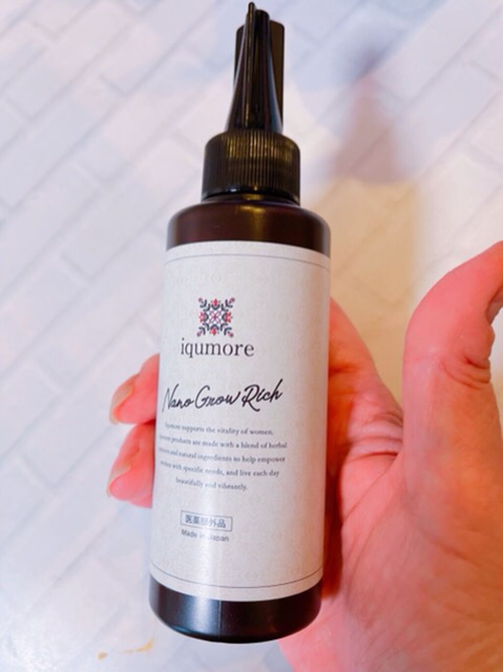 ナノグロウリッチ/iqumore/頭皮ローションを使ったクチコミ(2枚目)