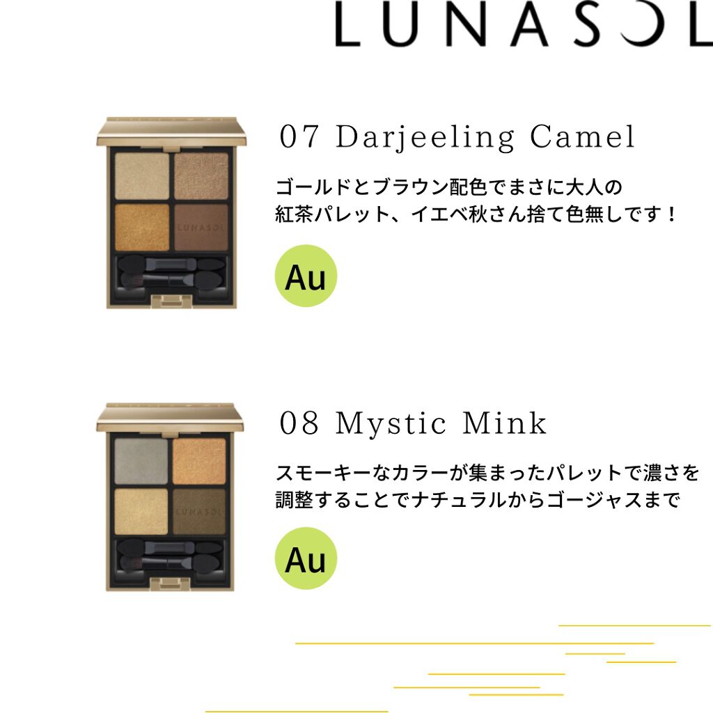 アイカラーレーション/LUNASOL/アイシャドウパレットを使ったクチコミ(6枚目)