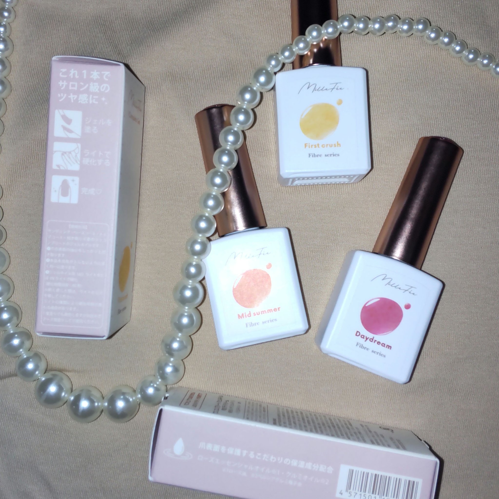 ワンコンプリート ジェルネイル F01 ファーストクラッシュ/MilleFée/ジェルネイルを使ったクチコミ（3枚目）