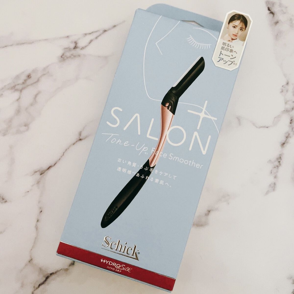 サロンプラス トーンアップ フェイススムーサー ホルダー（刃付き）/サロンプラス/シェーバーを使ったクチコミ（2枚目）