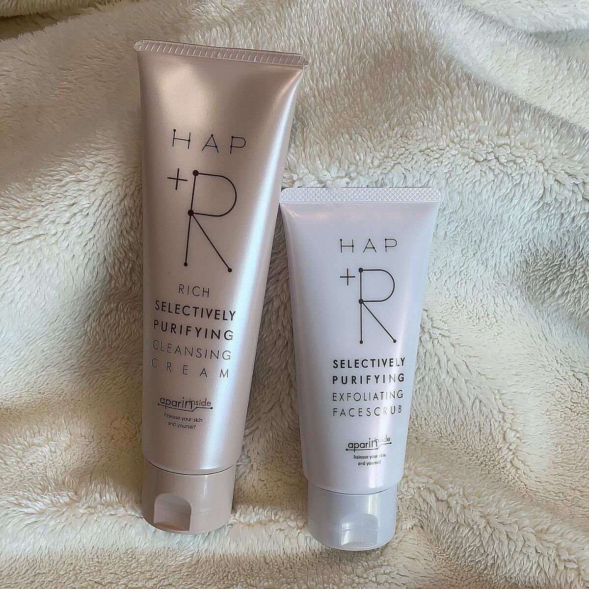 フェイススクラブ /HAP+R/スクラブ・ゴマージュを使ったクチコミ(3枚目)