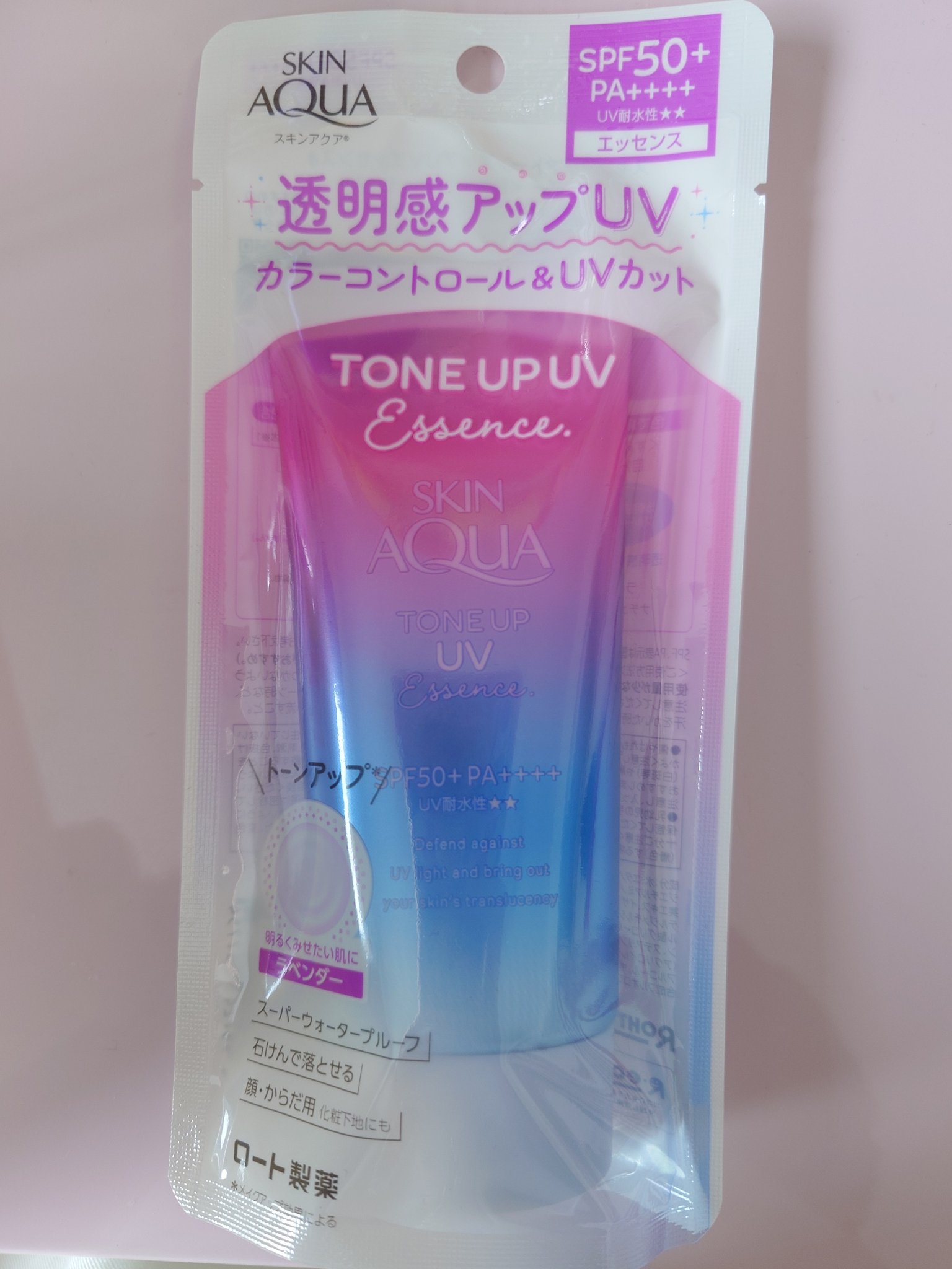 スキンアクア トーンアップUVエッセンス/スキンアクア/日焼け止めクリームを使ったクチコミ（1枚目）