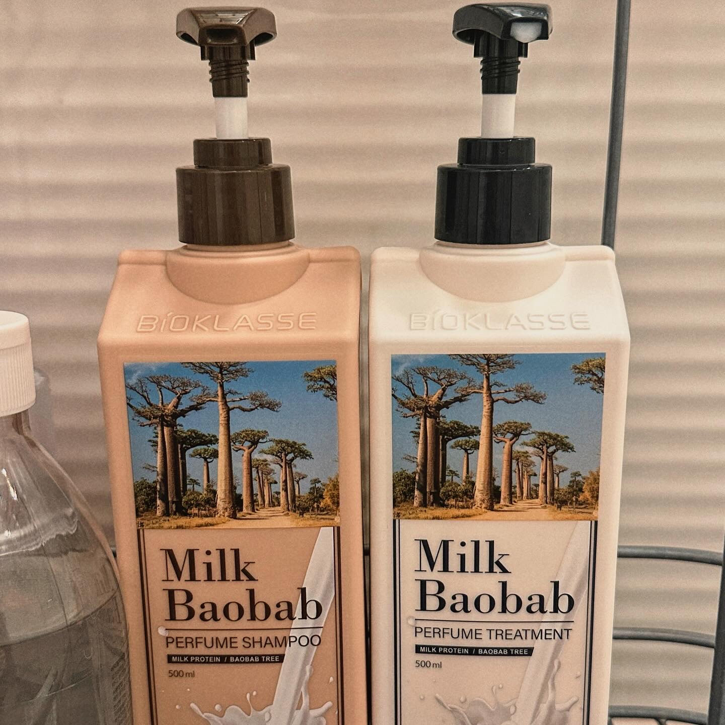 パフュームシャンプー/トリートメント (ホワイトムスク)/ミルクバオバブ/市販シャンプーを使ったクチコミ（3枚目）