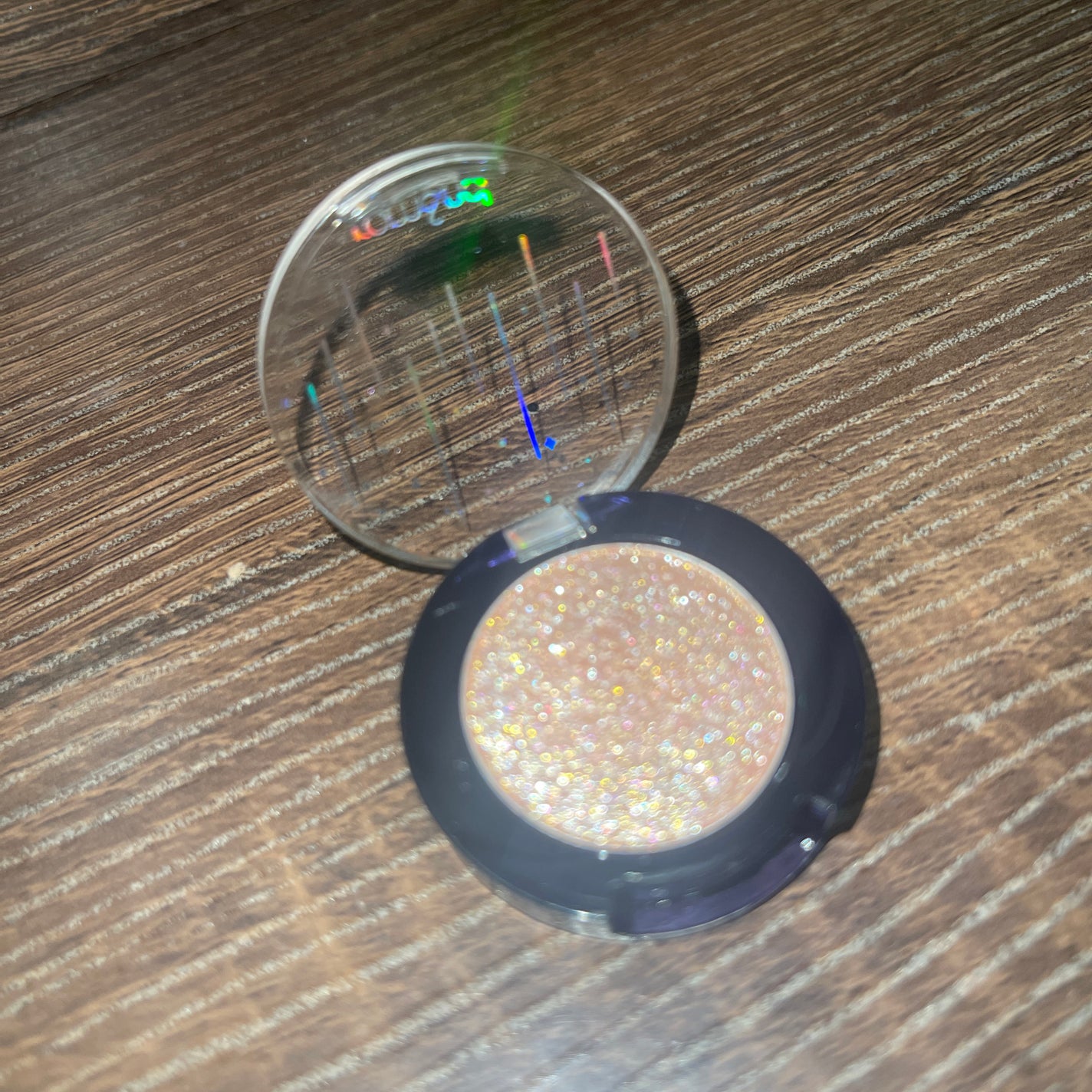 グリッター シャドウ カラー/rom&nd/グリッターを使ったクチコミ(1枚目)