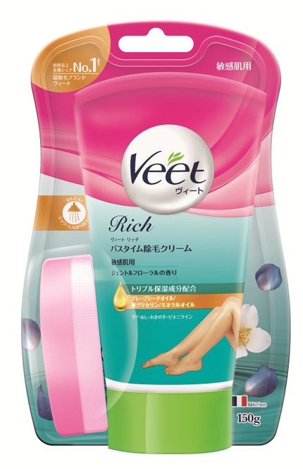 ヴィート Rich バスタイム除毛クリーム 敏感肌用 / Veet