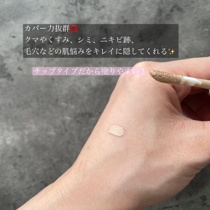 カバーパーフェクション チップコンシーラー/the SAEM/リキッドコンシーラーを使ったクチコミ(2枚目)