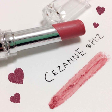 ラスティンググロスリップ/CEZANNE/口紅を使ったクチコミ(1枚目)