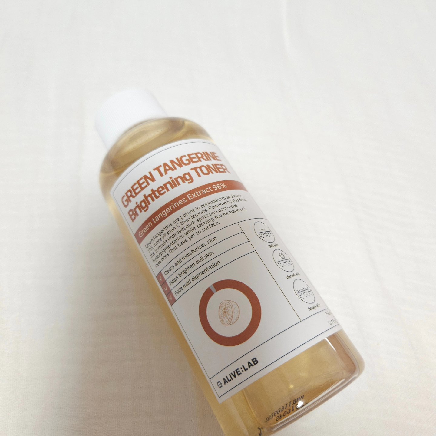 Alive:Lab グリーンタンジェリンブライトニングトナー