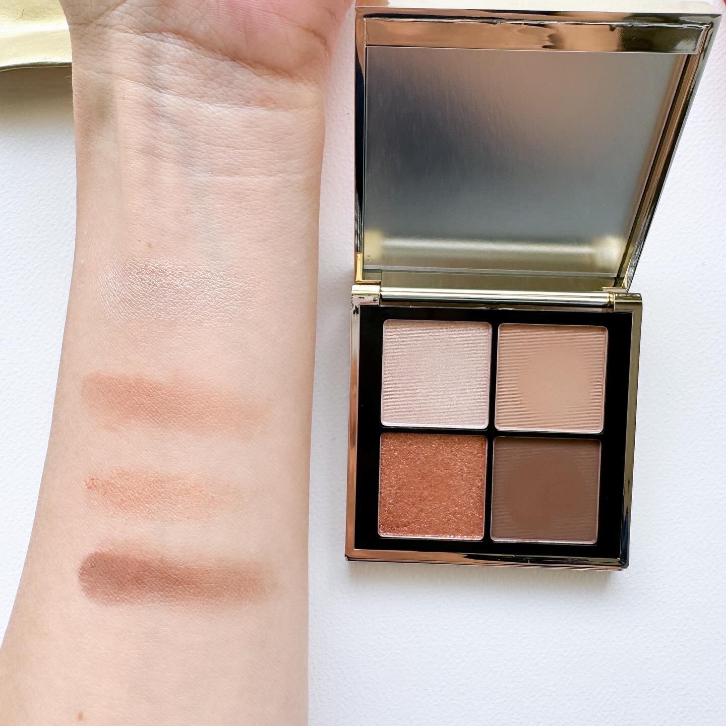 4色アイシャドウパレット 04 smoked tea/MOKA Japan cosmetics/アイシャドウパレットを使ったクチコミ（2枚目）