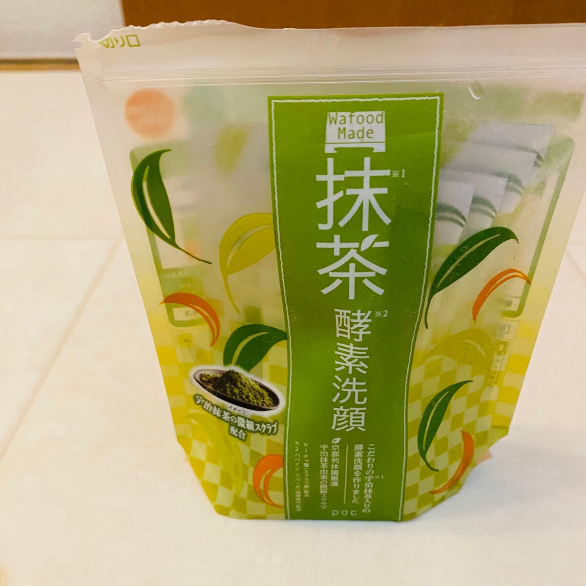 ワフードメイド 宇治抹茶酵素洗顔/pdc/洗顔パウダーを使ったクチコミ(1枚目)