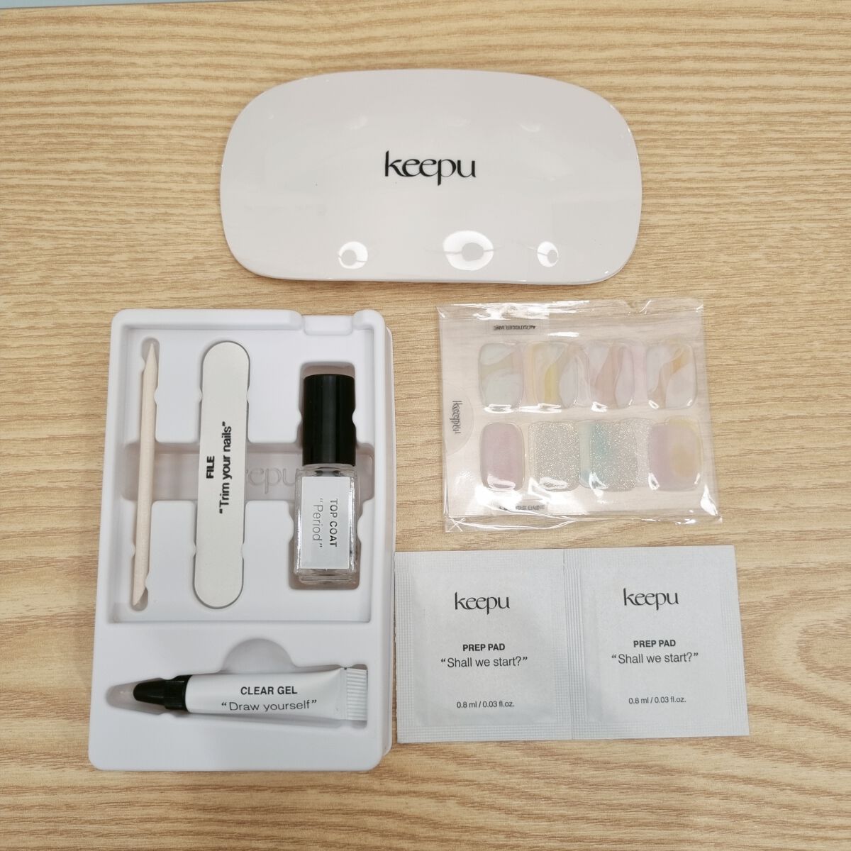 セルフカスタム ネイルシール/KEEPU/ネイルシールを使ったクチコミ(2枚目)