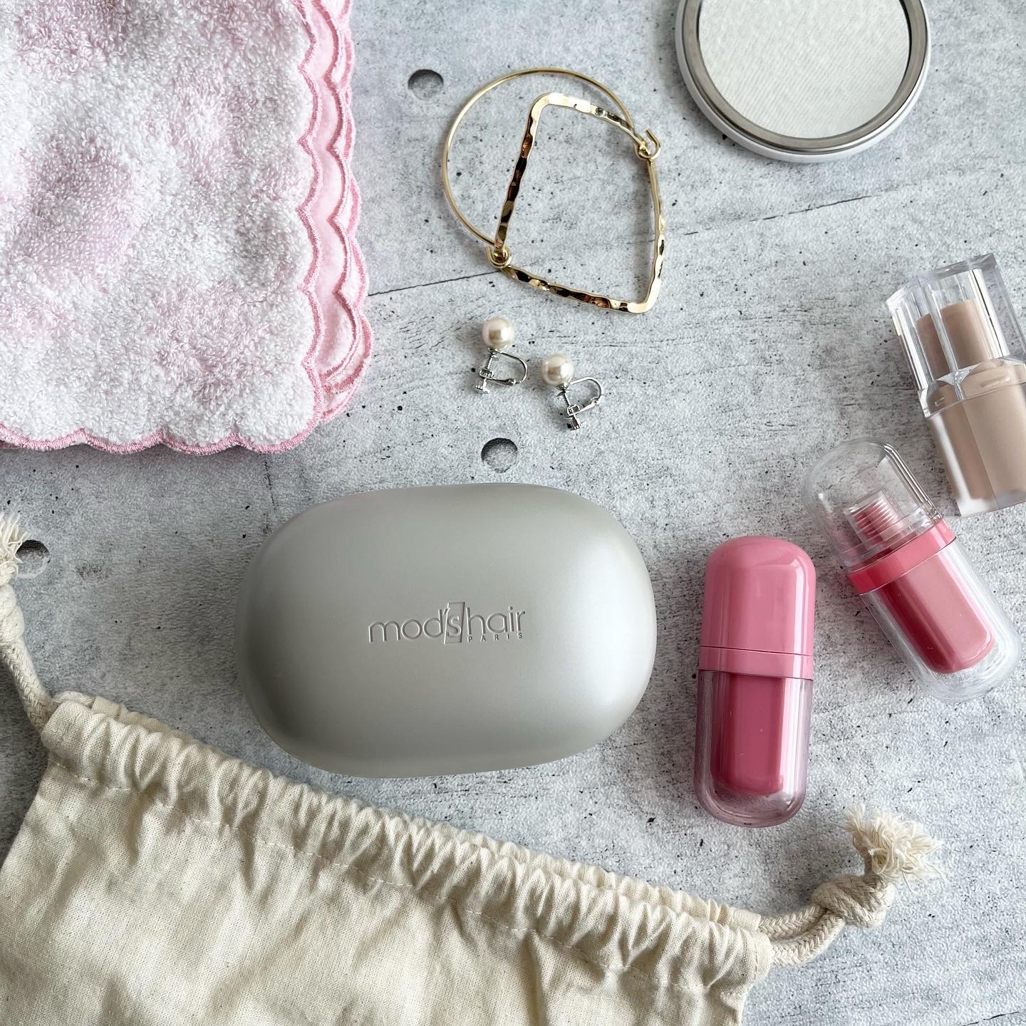 スタイリッシュ ベースアップブラシ（MHB-3070） アッシュグレー/mod's hair/ヘアブラシを使ったクチコミ（1枚目）