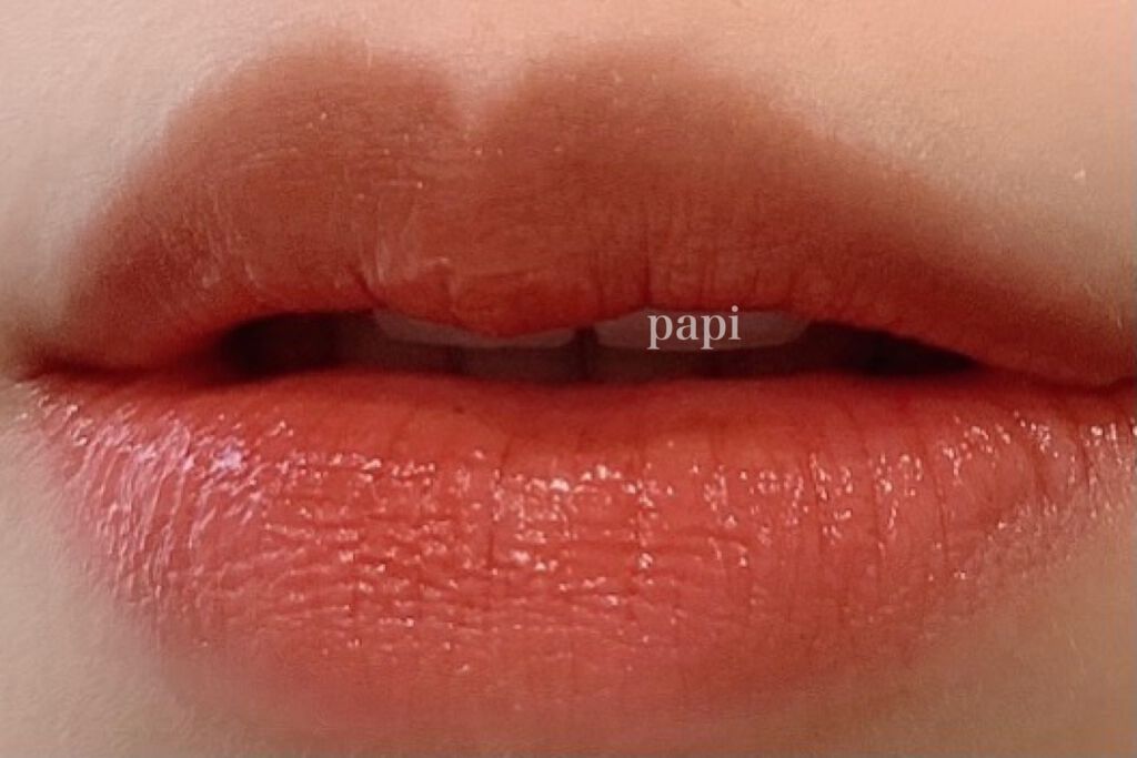 ルージュ ピュールクチュール ヴェルニ ウォーターグロウ/YVES SAINT LAURENT BEAUTE/口紅を使ったクチコミ（3枚目）