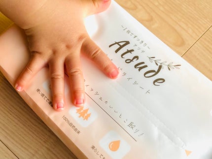 Atsude ベビードライシート/AIRFRIC/ティッシュを使ったクチコミ(7枚目)