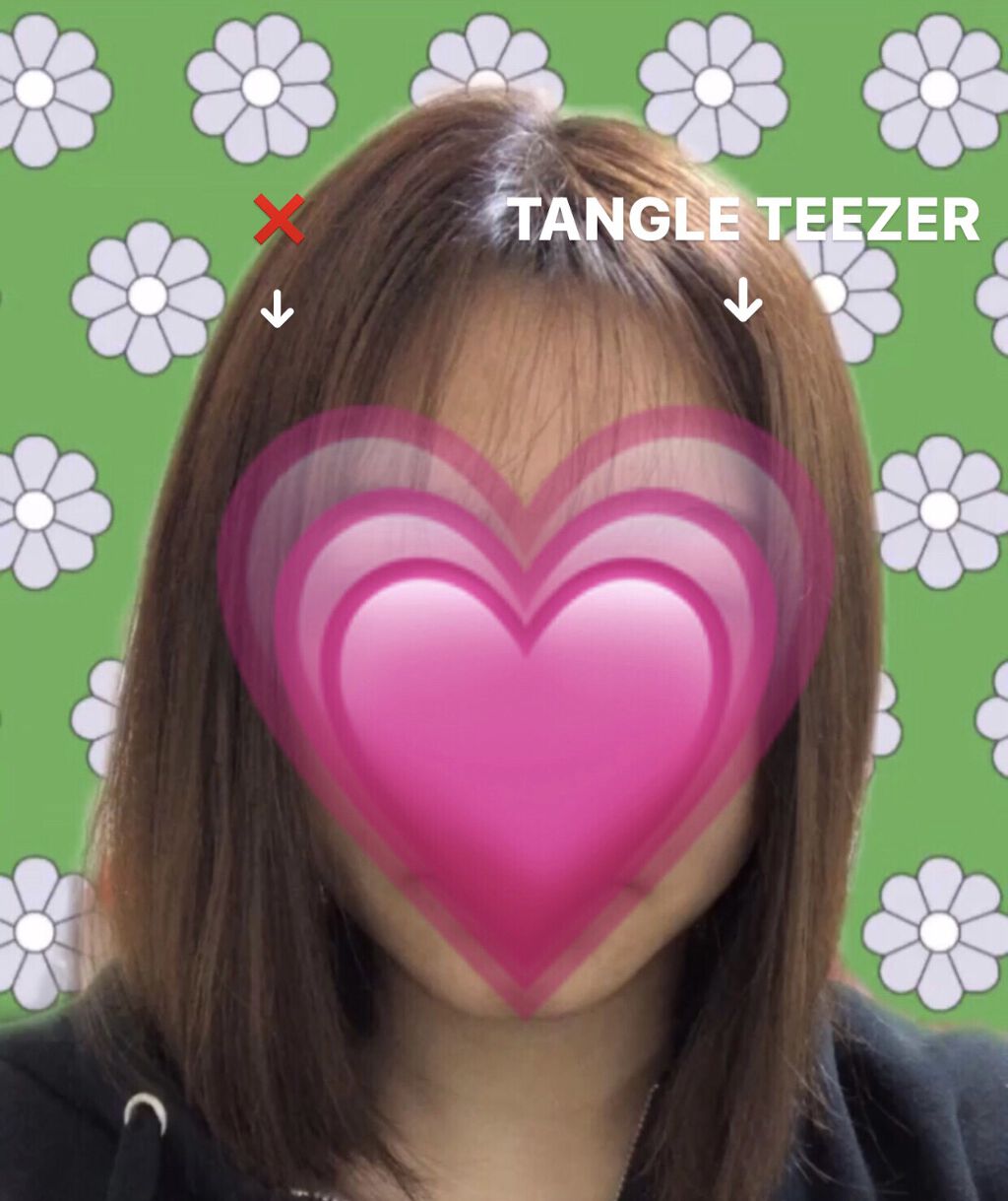 コンパクトスタイラー シルバースパークル/TANGLE TEEZER/ヘアブラシを使ったクチコミ（2枚目）