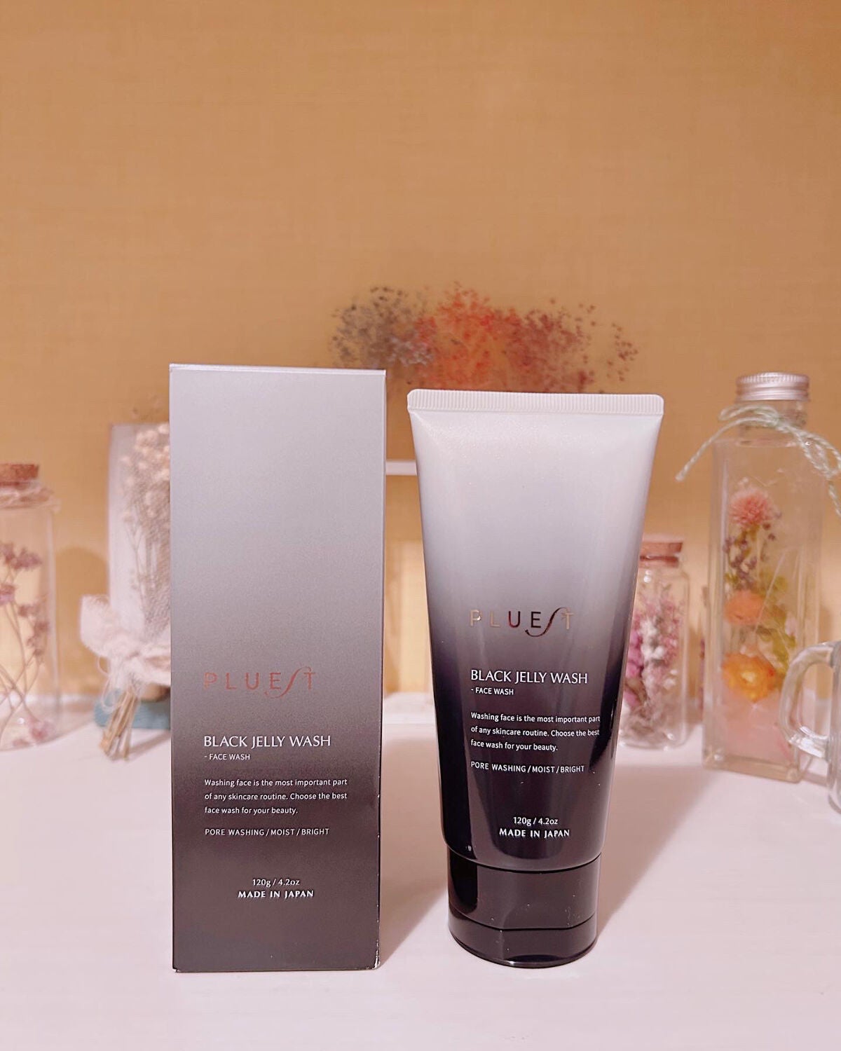 BLACK JELLY WASH(ブラックジェリーウォッシュ)/PLUEST/その他洗顔料を使ったクチコミ(1枚目)