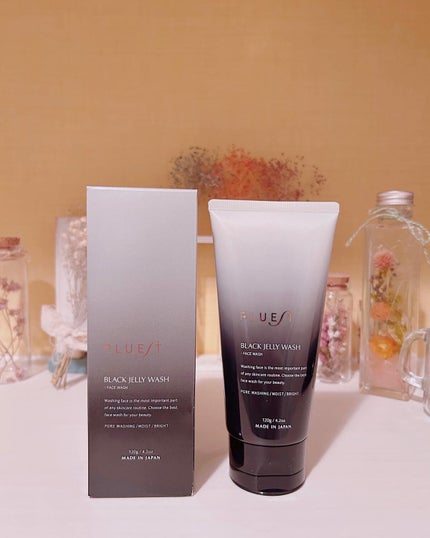 BLACK JELLY WASH(ブラックジェリーウォッシュ)/PLUEST/その他洗顔料を使ったクチコミ(1枚目)