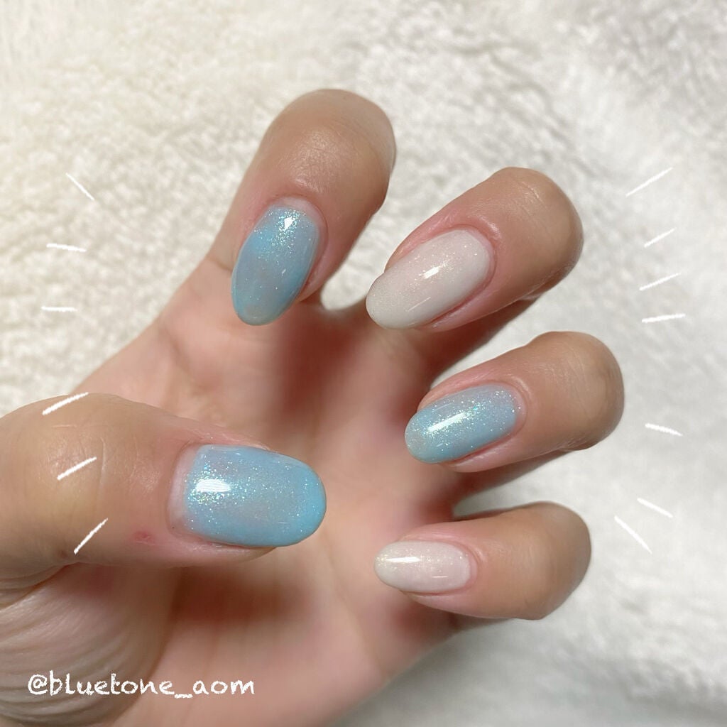 ジェルネイル(ライト対応)/セリア/ジェルネイルを使ったクチコミ(2枚目)