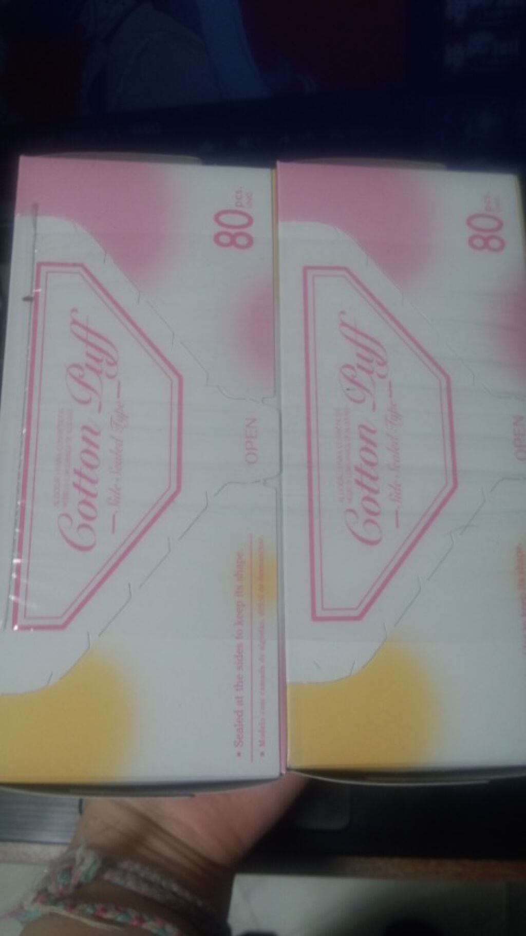 コットンパフ(封入タイプ)/DAISO/コットンを使ったクチコミ(1枚目)