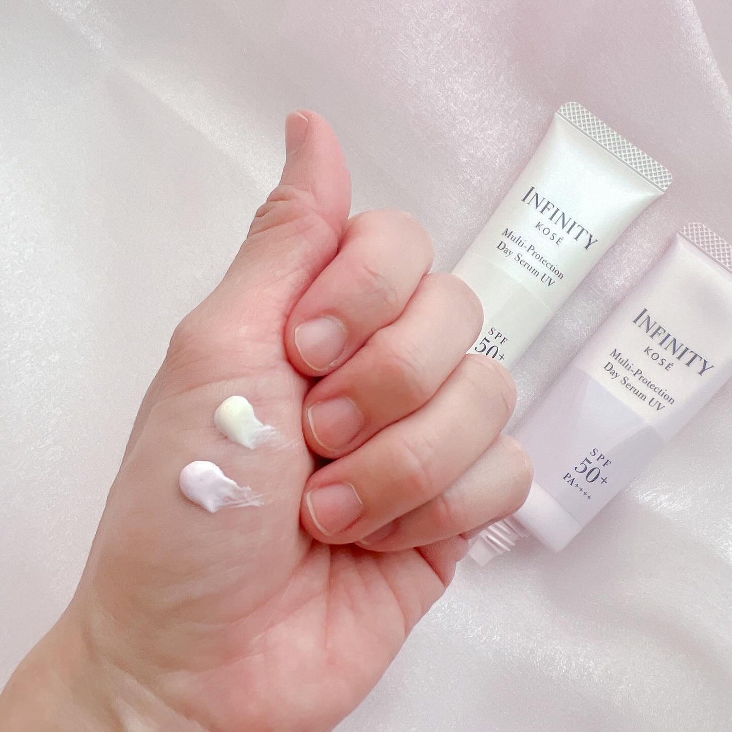 マルチプロテクション デイセラム UV/インフィニティ/日焼け止めクリームを使ったクチコミ(4枚目)