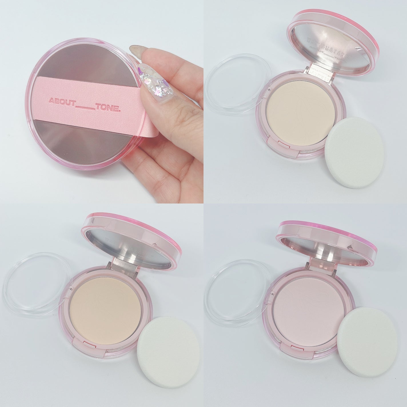 ザ・ブラーパウダーパクト/ABOUT TONE/プレストパウダーを使ったクチコミ(4枚目)