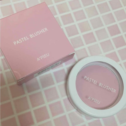 アピュー パステルブラッシャー/A’pieu/パウダーチークを使ったクチコミ(1枚目)