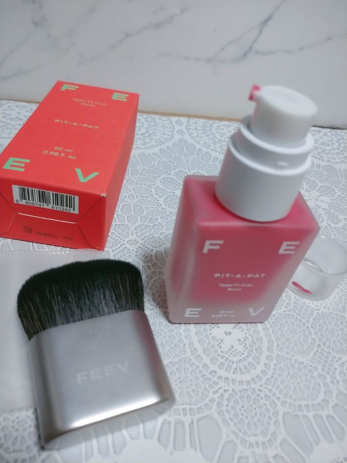 カラーセラム/FEEV/リキッドチークを使ったクチコミ（1枚目）