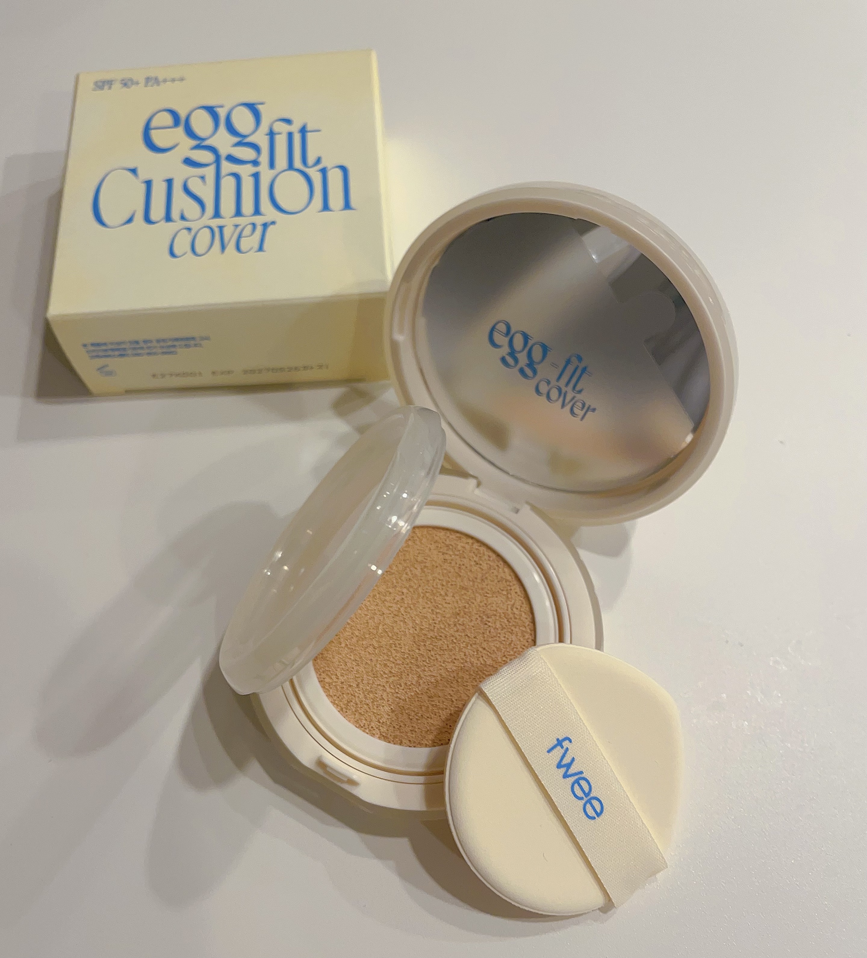 フィー クッションエッグフィットカバー/fwee/クッションファンデーションを使ったクチコミ（2枚目）