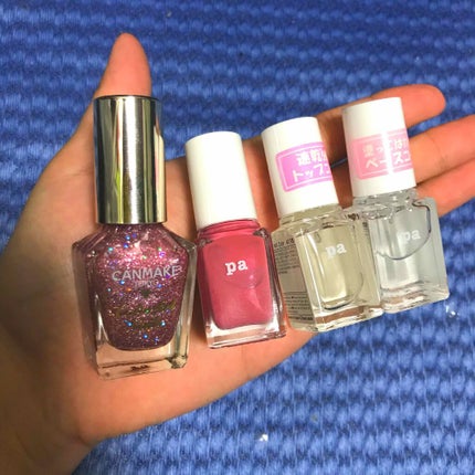 pa ネイルカラー(はがせるベースコート)/pa nail collective/ネイルベースコートを使ったクチコミ(2枚目)