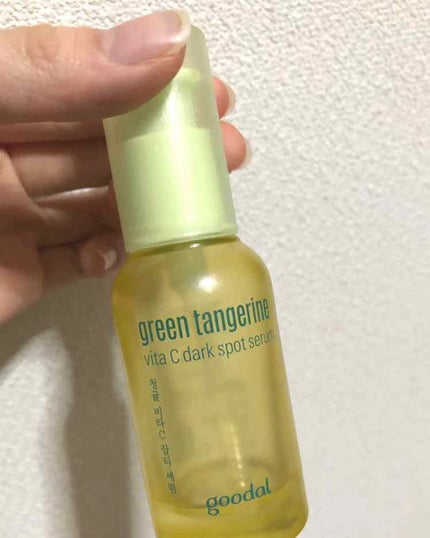 グリーンタンジェリン ビタC ダークスポットケアセラム/goodal/美容液を使ったクチコミ(1枚目)