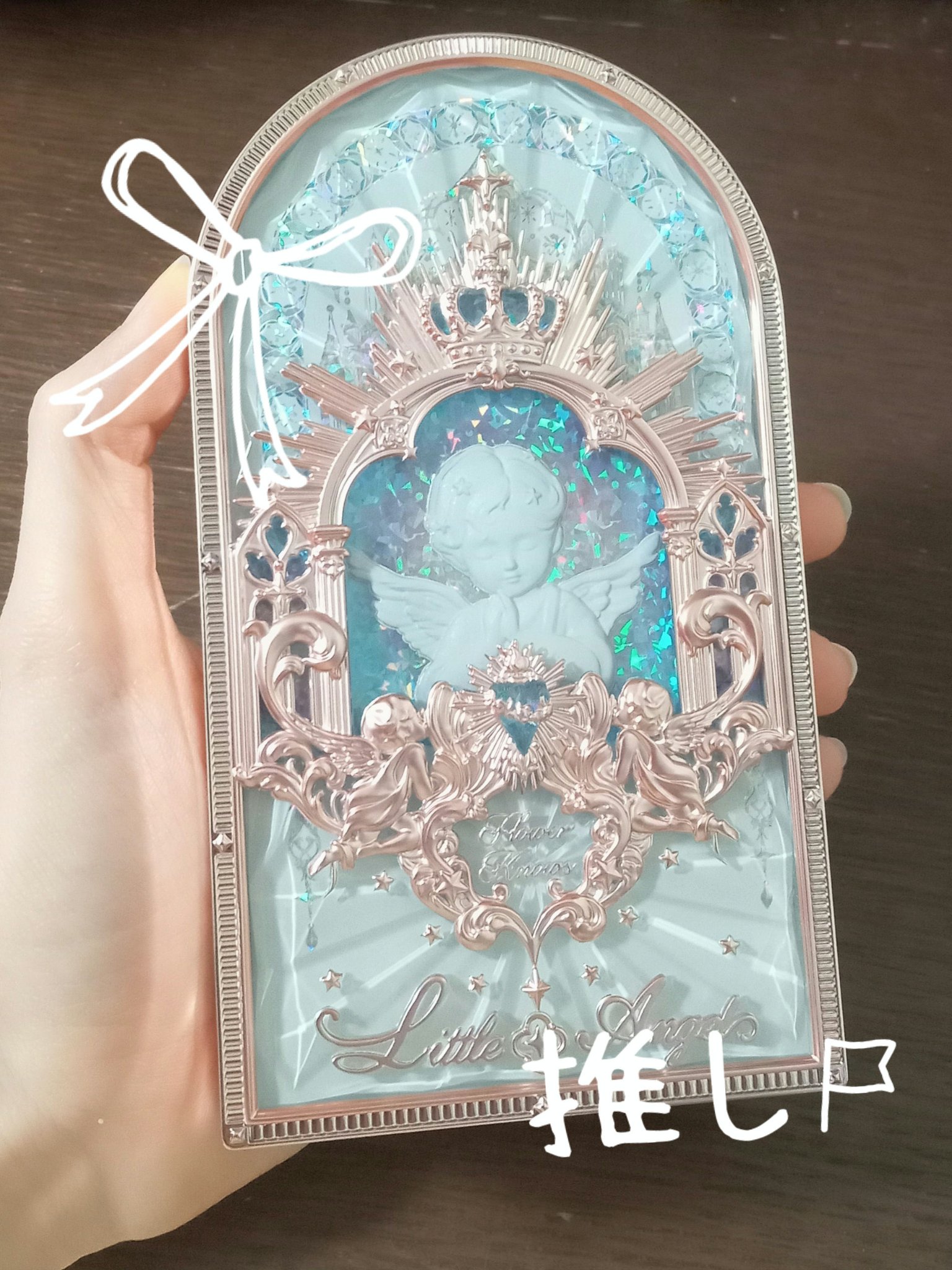 フラワーノーズ リトルエンジェルコレクション 9色アイシャドウパレット 01 Eden's Angel (伊甸天使)/FlowerKnows/アイシャドウパレットを使ったクチコミ（1枚目）