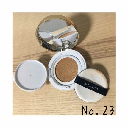 M クッション ファンデーション(モイスチャー)/MISSHA/クッションファンデーションを使ったクチコミ(2枚目)