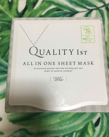オールインワンシートマスク ホワイトEX/クオリティファースト/シートマスク・パックを使ったクチコミ(1枚目)