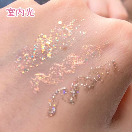 スパークリングギャラクシーリキッドアイシャドウ/COLORKEY/リキッドアイシャドウを使ったクチコミ(4枚目)