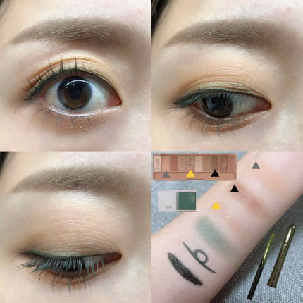 ハイパーシャープ ライナー R KH-1 カーキ/MAYBELLINE NEW YORK/リキッドアイライナーを使ったクチコミ(1枚目)