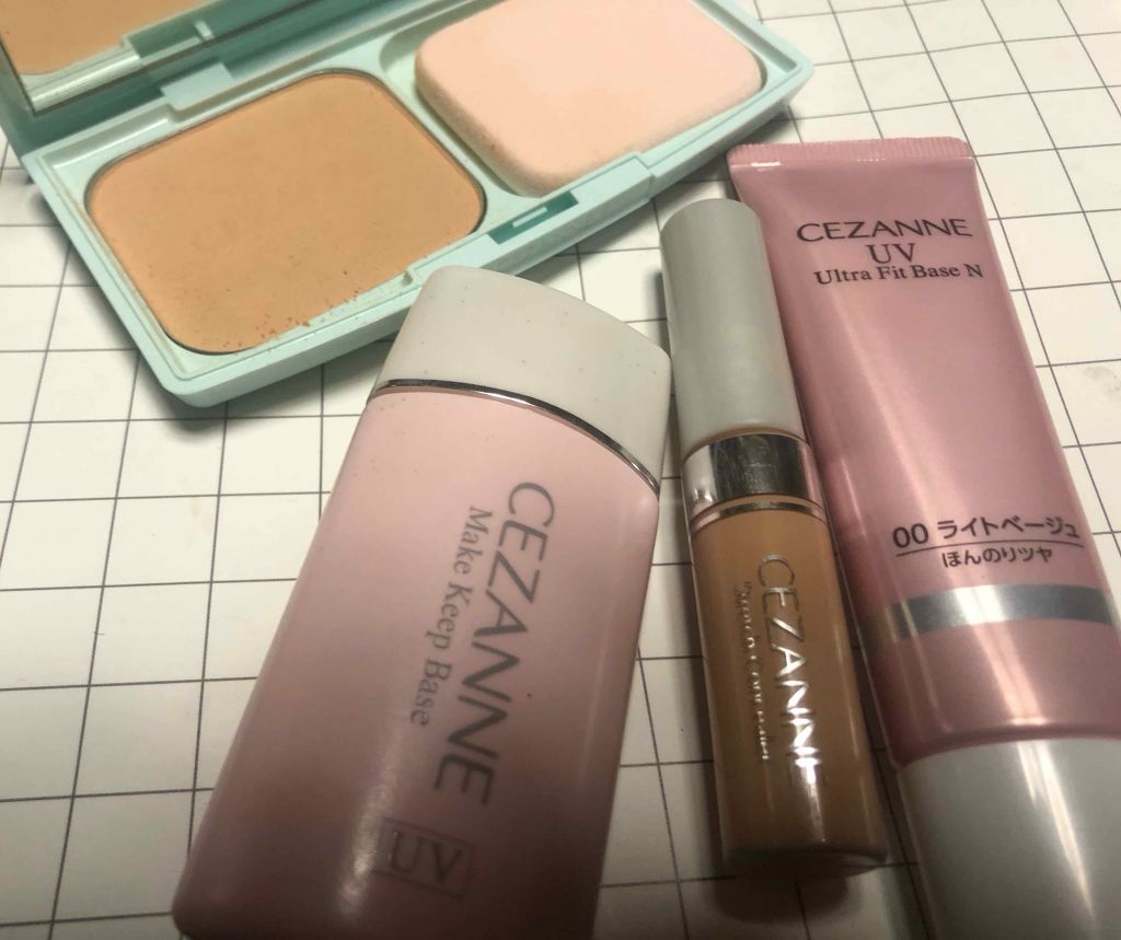 UVファンデーション EXプラス/CEZANNE/パウダーファンデーションを使ったクチコミ（3枚目）