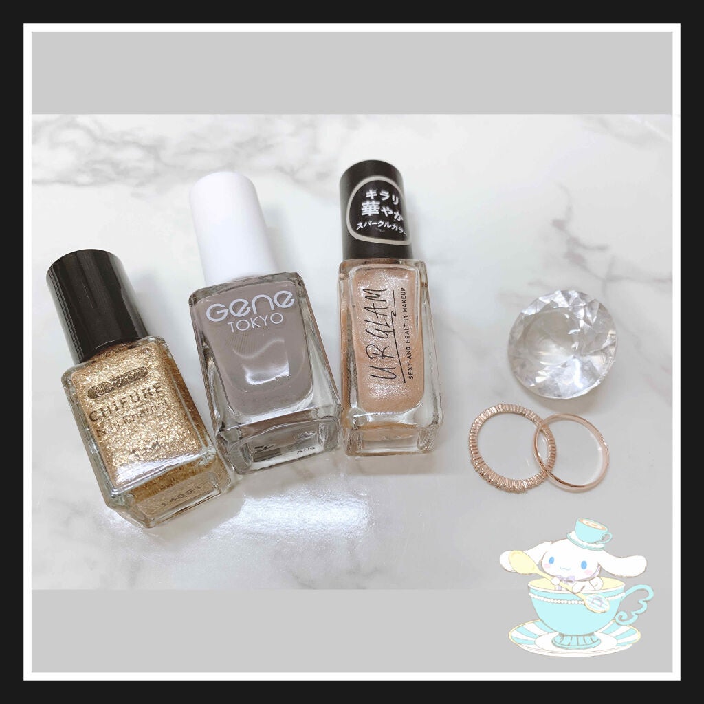 ネイル エナメル 細筆タイプ/ちふれ/マニキュアを使ったクチコミ(2枚目)