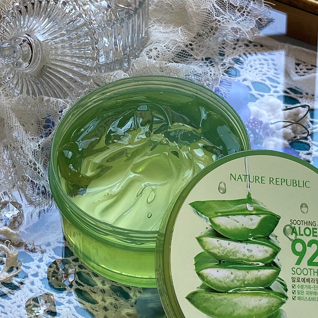 マイルド&モイスチャーアロエジェル/ネイチャーリパブリック/ボディローションを使ったクチコミ(10枚目)